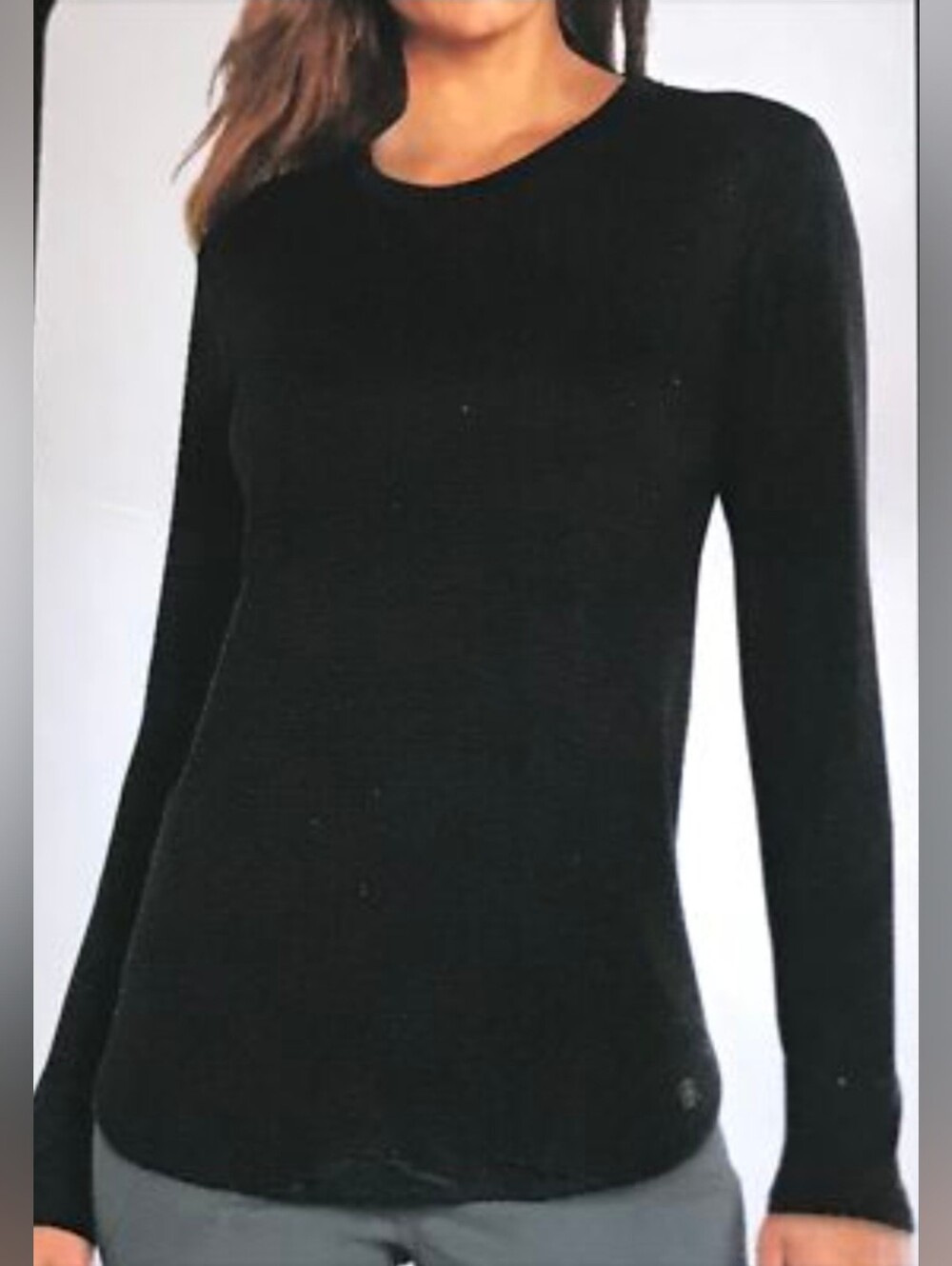 NY & Co Classic Women's Black Crewneck Sweater Size M